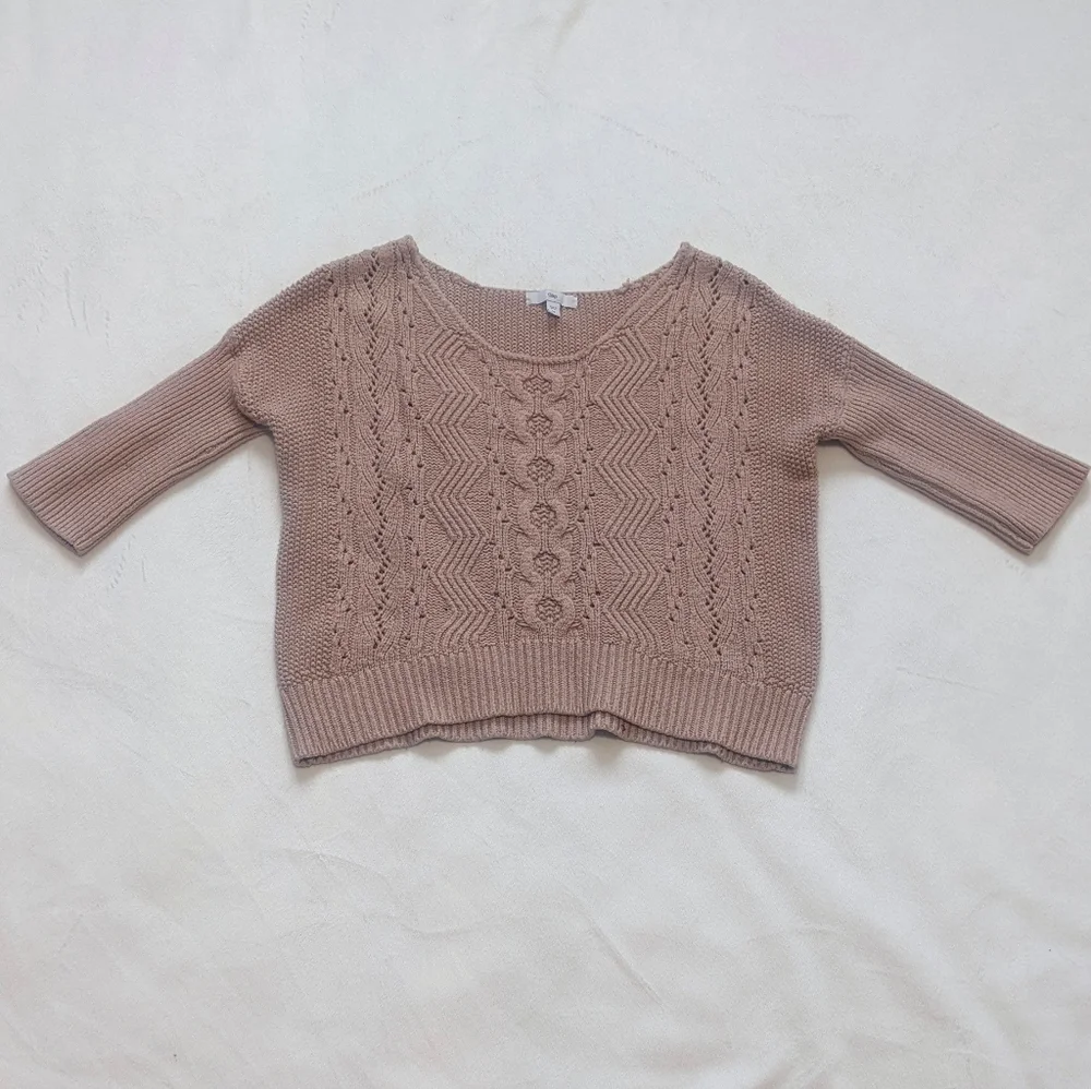 ⭐ BOGO XS Gap cropped wool blend sweater - Picture 1 of 8